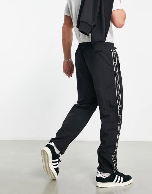 White cheap shell joggers