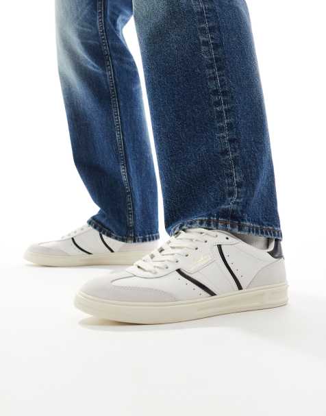 Fred Perry - Sneakers van leer en suède in wit - view 1