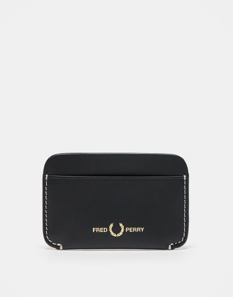 Fred Perry - Sort kortholder i læder - view 1