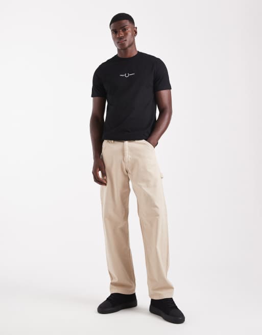 Fred Perry - Sort t-shirt med broderet logo, 2 af 5