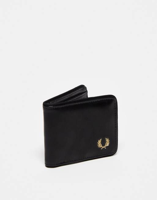 Fred Perry - Sort tegnebog i belagt polyester