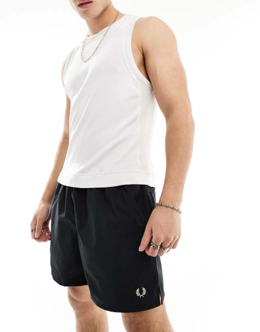 Fred Perry - Sorte shell-shorts