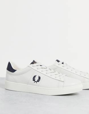 Perry Spencer hvide sneakers i læder ASOS