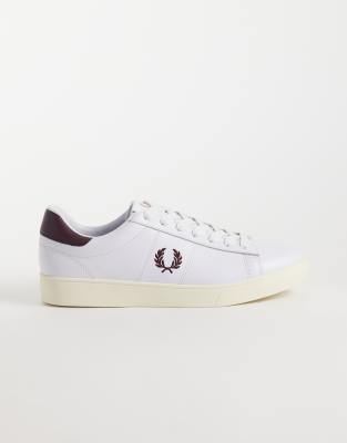 Fred Perry Spencer Leather Sneakers In White