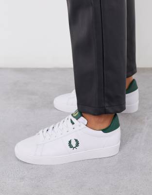 fred perry lottie leather trainer