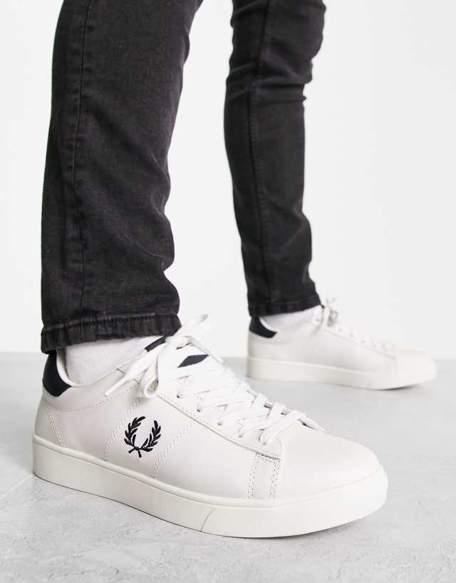 Fred Perry Spencer leather sneakers in white