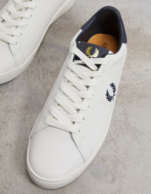 fred perry sneakers wit heren