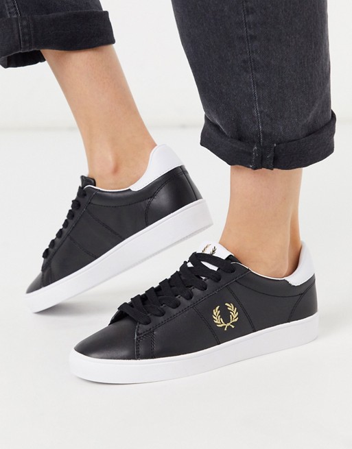 Fred Perry Spencer leather trainers