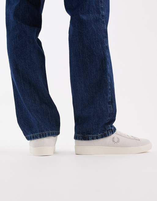 Fred Perry – Spencer – Sneaker aus Wildleder in Weiß, 3 von 5
