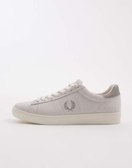 Fred Perry - Spencer - Suède sneakers in wit, 2 van 5