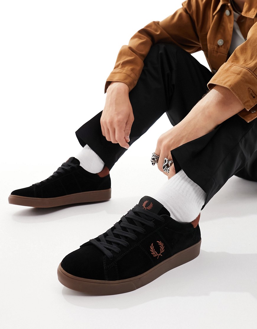 Fred Perry spencer trainer in black