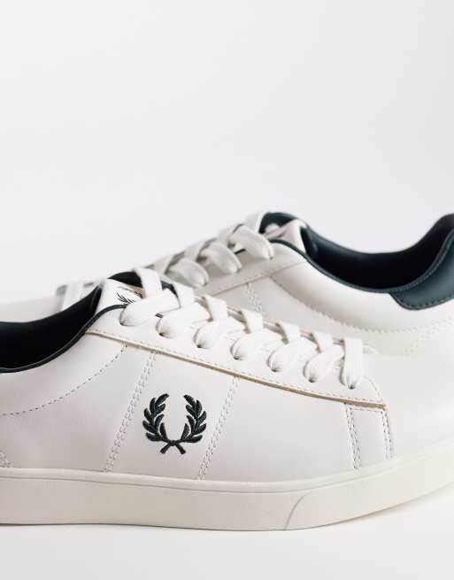 Fred Perry – Spencer – Weiße Sneaker aus Leder mit Logo, 3 von 5