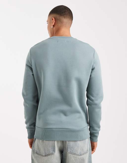 Fred Perry - Sportkleding - Sweatshirt met grafische print in lichtblauw, 3 van 5