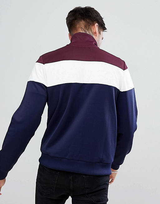 Fred Perry Colour Block Track Jacket Sports Jacket 