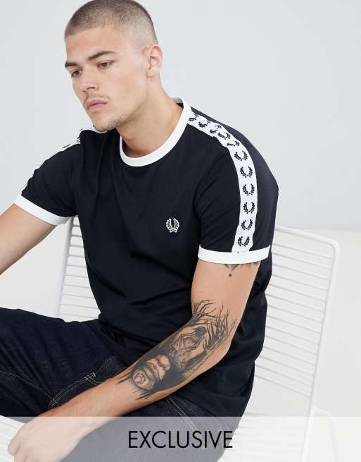 Fred perry taped ringer best sale t shirt