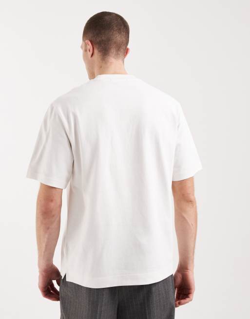 Fred Perry Sports original graphic logo t-shirt in white, 4 of 5