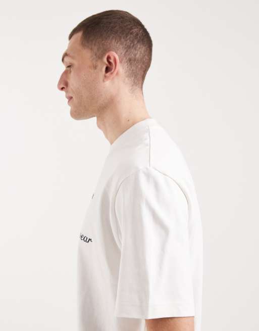 Fred Perry Sports original graphic logo t-shirt in white, 5 of 5