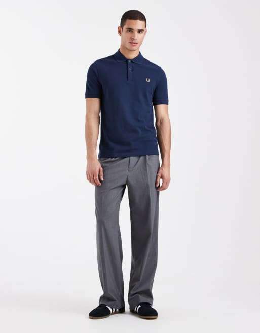 Fred Perry - Sports - Polo blu navy con logo ricamato sul retro , 2 di 5