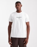 [Fred Perry] Fred Perry sportswear t-shirt in white XL WHITE