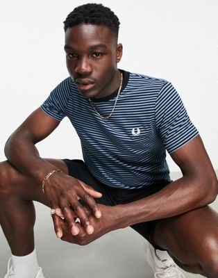 Fred Perry stripe t-shirt in blue