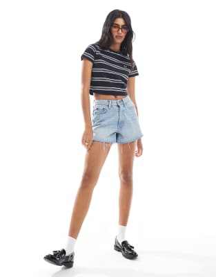Fred Perry Stripe T-shirt In Multi