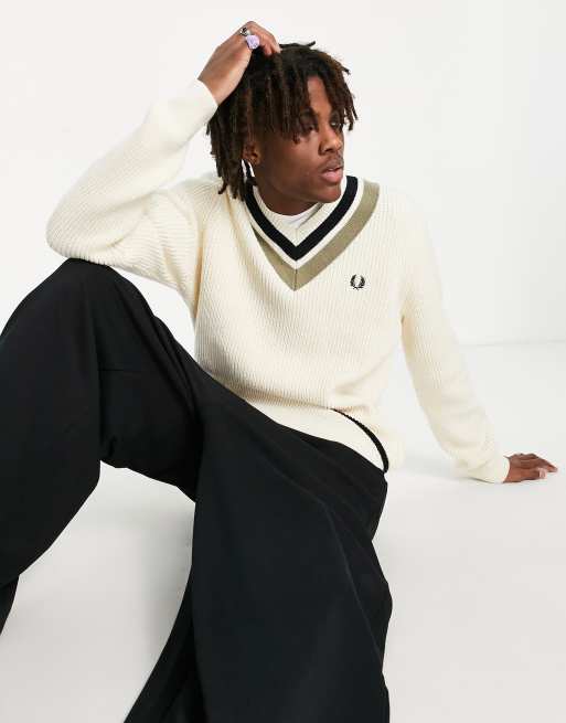 V neck 2024 fred perry jumper