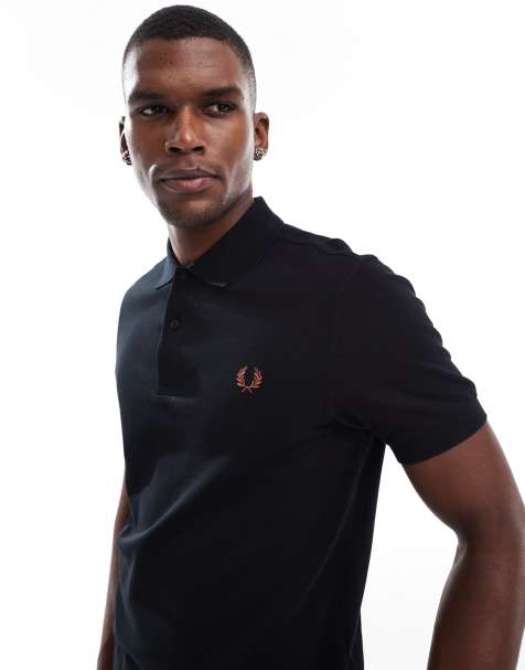Fred Perry – Svart pikétröja - view 1
