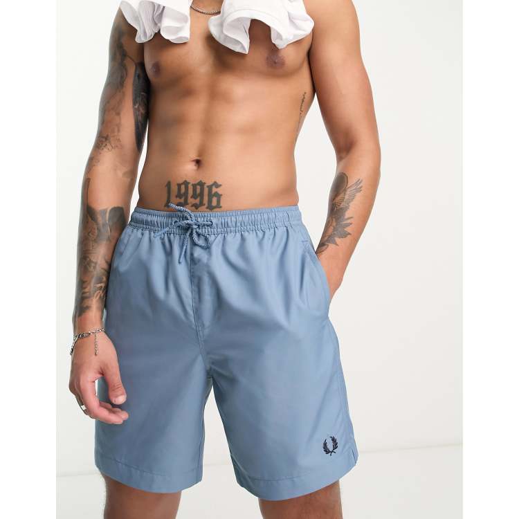 Fred Perry swim shorts in blue