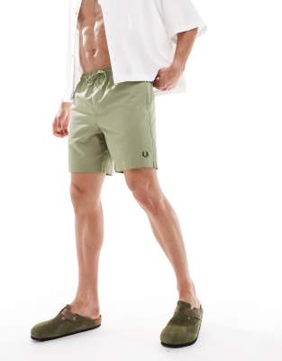 swim shorts in green