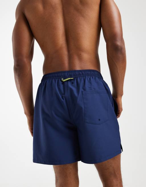 Fred Perry swim shorts in navy, 3 of 5