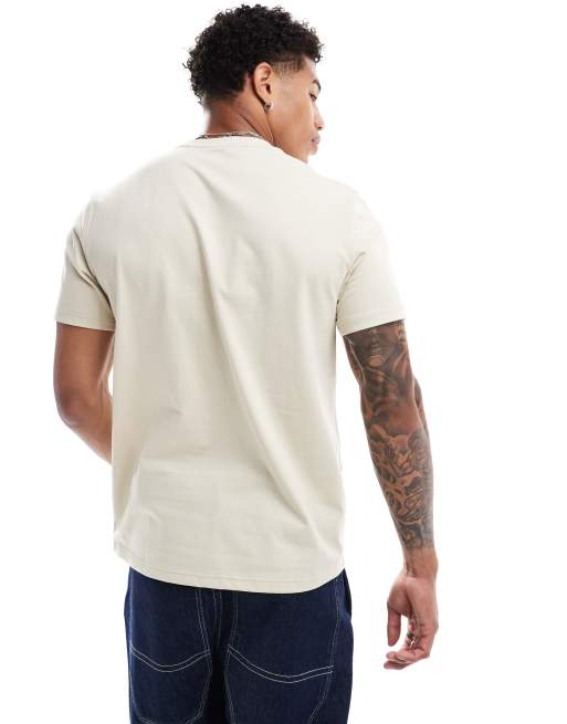 Fred Perry - T-shirt à broderies - Beige, 2 de 4