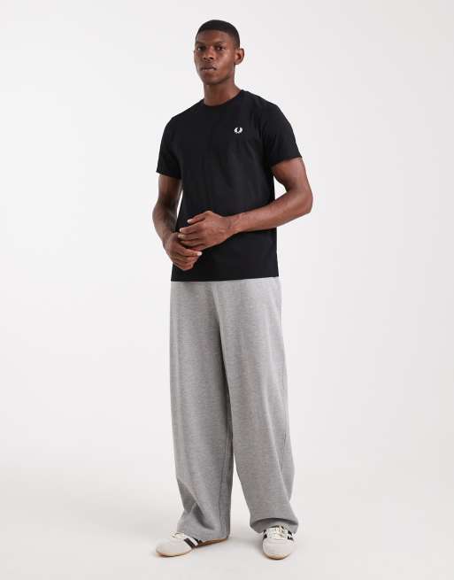 Fred Perry - T-shirt à logo oversize - Noir, 2 de 5