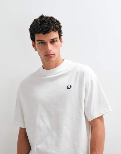 Fred Perry - T-shirt avec logo sportswear au dos - Blanc, 3 de 5