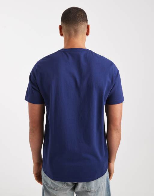 Fred Perry - T-shirt blu navy con grafica ispirata al tennis, 3 di 5