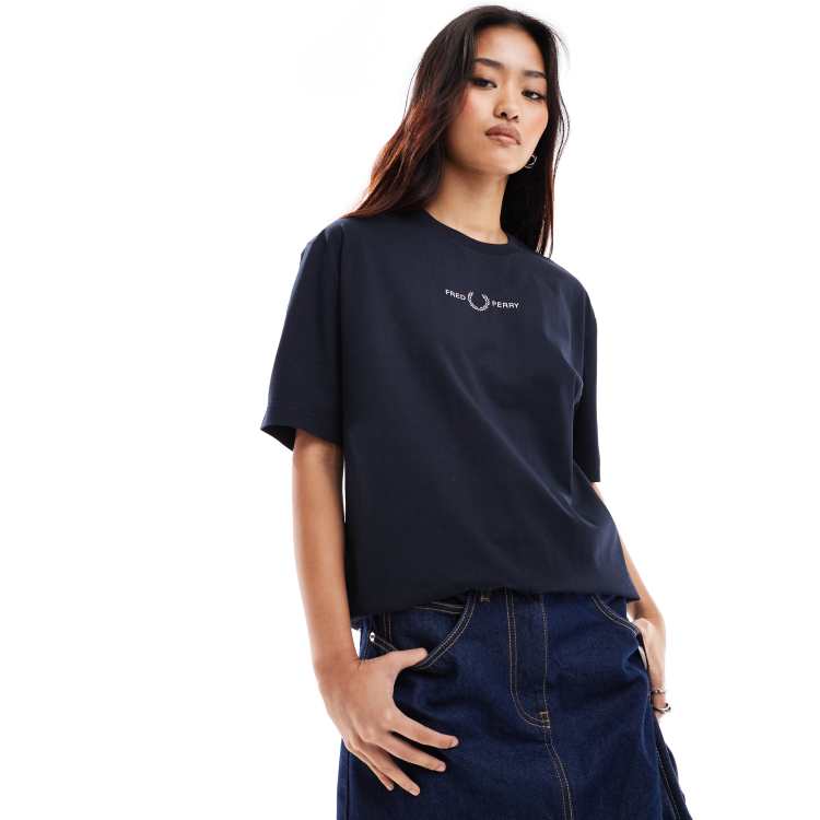 Jeans Fred Perry Femme - Taille 40 - Gris Coton - Original - Très Bon état