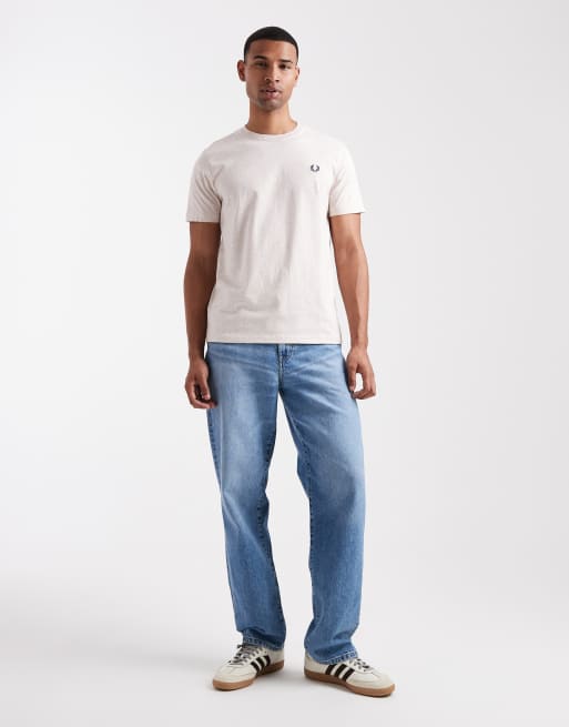 Fred Perry - T-shirt color crema, 2 di 5