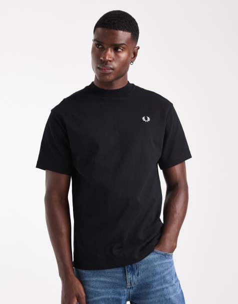 Fred Perry - T-shirt comoda nera - view 1