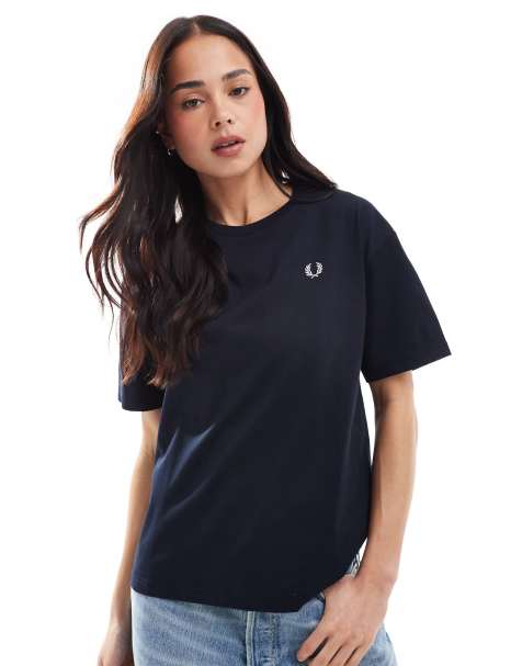Fred Perry T-shirt in navy - view 1