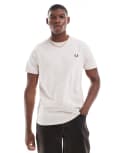 [Fred Perry] Fred Perry t-shirt in oatmeal white M White