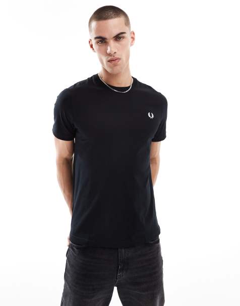 Fred Perry – T-Shirt in Schwarz - view 1