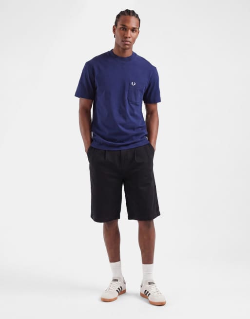 Fred Perry – T-Shirt in verwaschenem Marineblau, 5 von 5