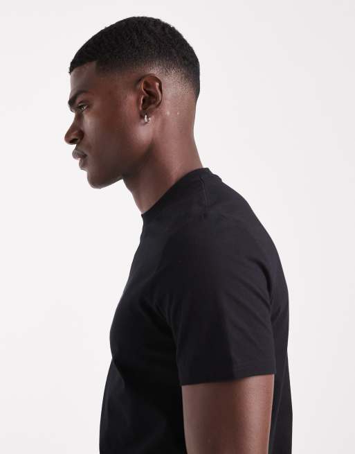 Fred Perry - T-shirt met geborduurd logo in zwart, 4 van 5