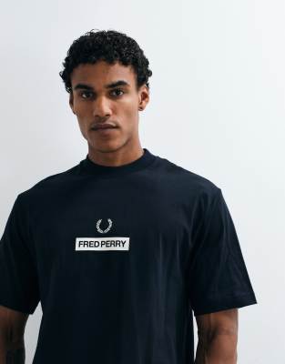 Fred Perry Herren Bleu T-Shirt Graphic - Bild 4
