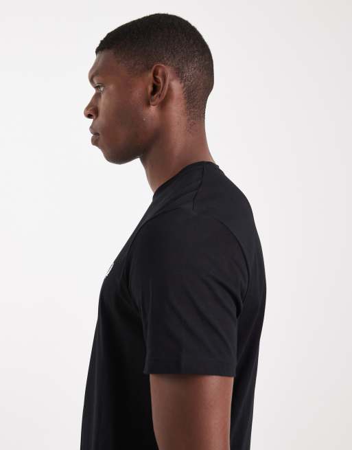 Fred Perry - T-shirt nera con logo vistoso, 4 di 5