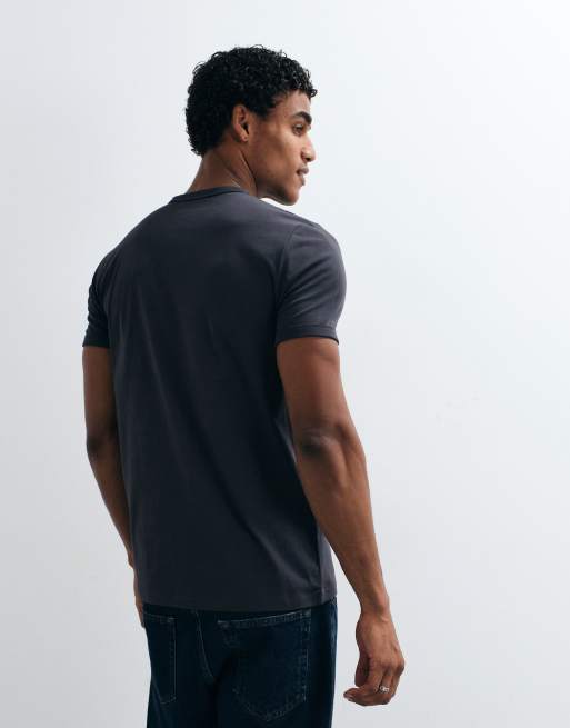 Fred Perry T-shirt ringer w ciemnoszarym kolorze, 4 z 5