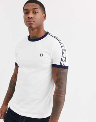 fred perry taped joggers