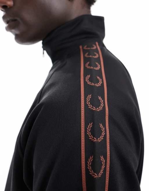Fred perry half zip track jacket deals