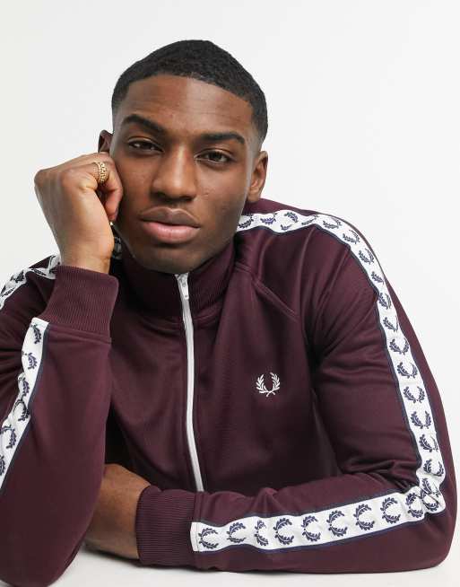 Fred perry tracksuit top on sale sale