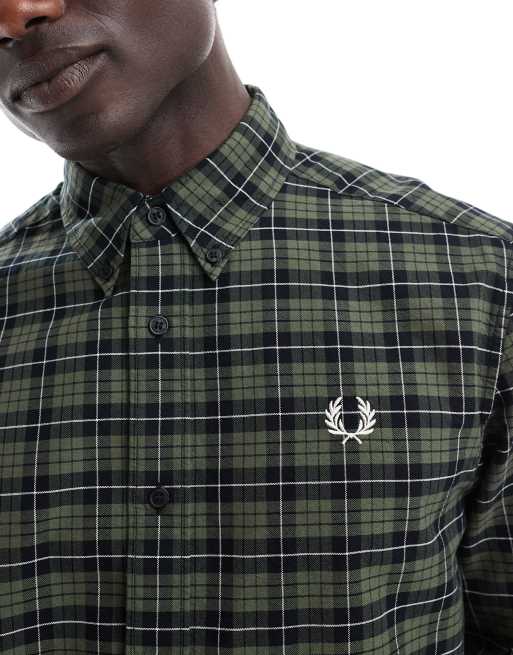 Fred perry tartan shirt sales