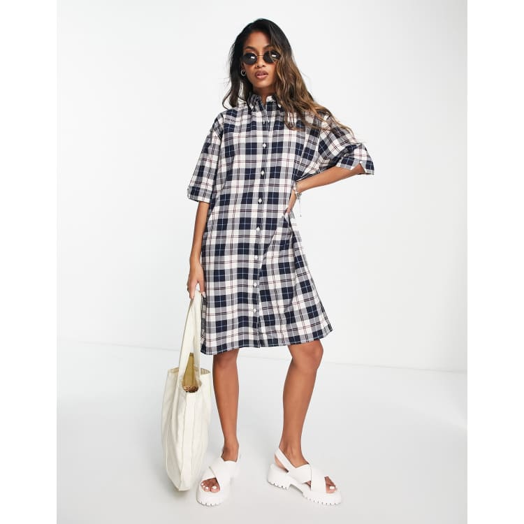 美品FREDPERRYInterdetail Tartan ShirtDress 楽天市場】【18SS】TARTAN SHIRT DRESS／フレッドペリー